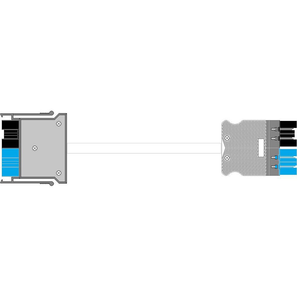 6-Pole Male to Female BLBK