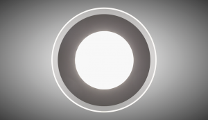 Volito Round Grey Lit