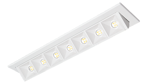 Rubini Accent 7 White Bezel White Baffle Scooped