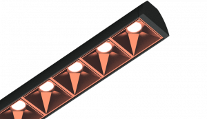 Black Housing Copper Baffle