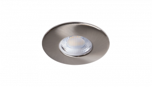 Protec Fired Rated Downlight Brushed Aluminium