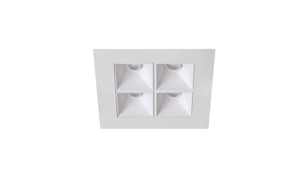 Rubini Recessed 4 White Bezel White Baffle