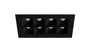 Rubini Recessed 8 Black Bezel Black Baffle