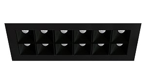Rubini Recessed 12 Black Bezel Black Baffle
