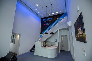 Our reception area using the Bebo & Rubini Downlight